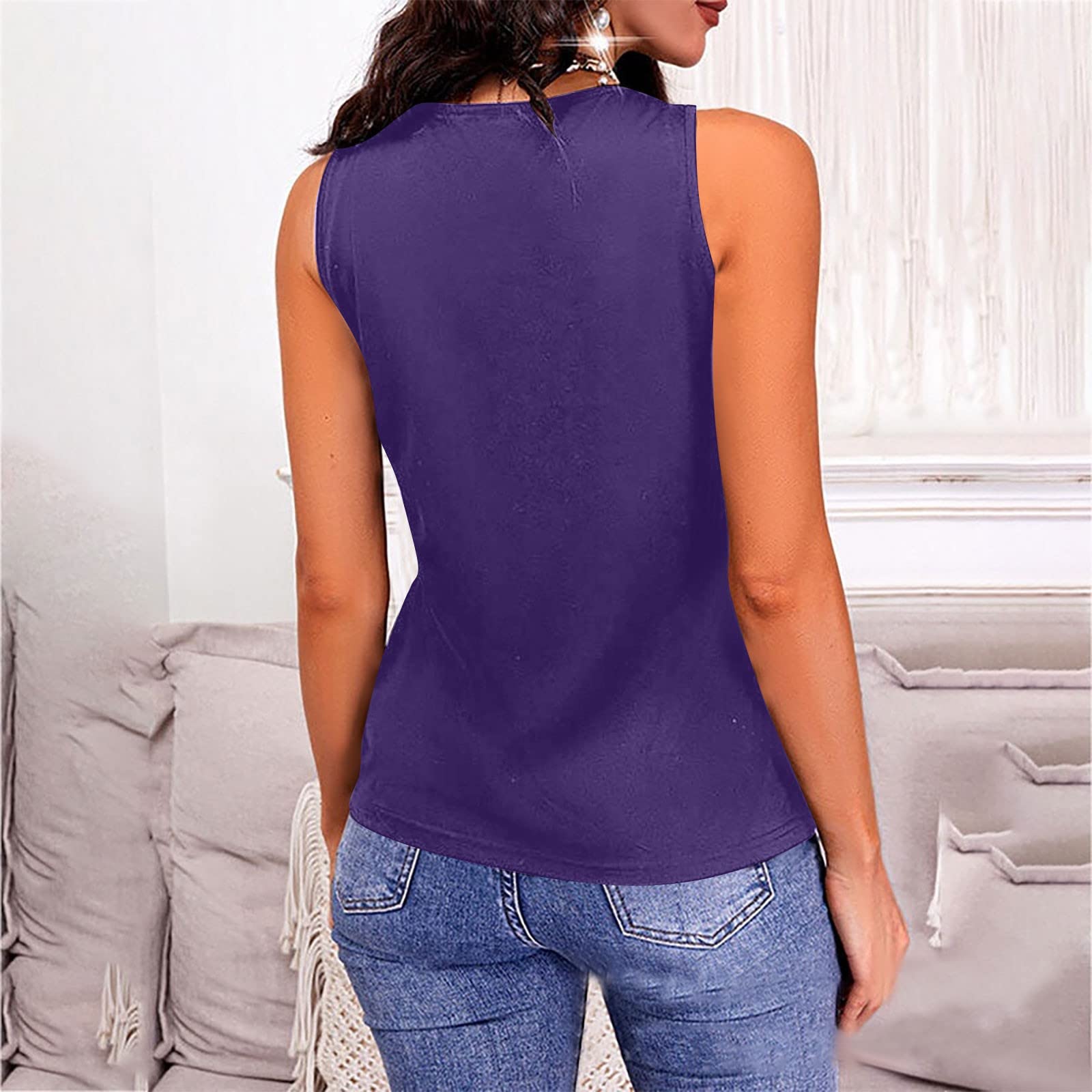 Ultimate Plus Size V-Neck Wide Strap Tank Top for Women