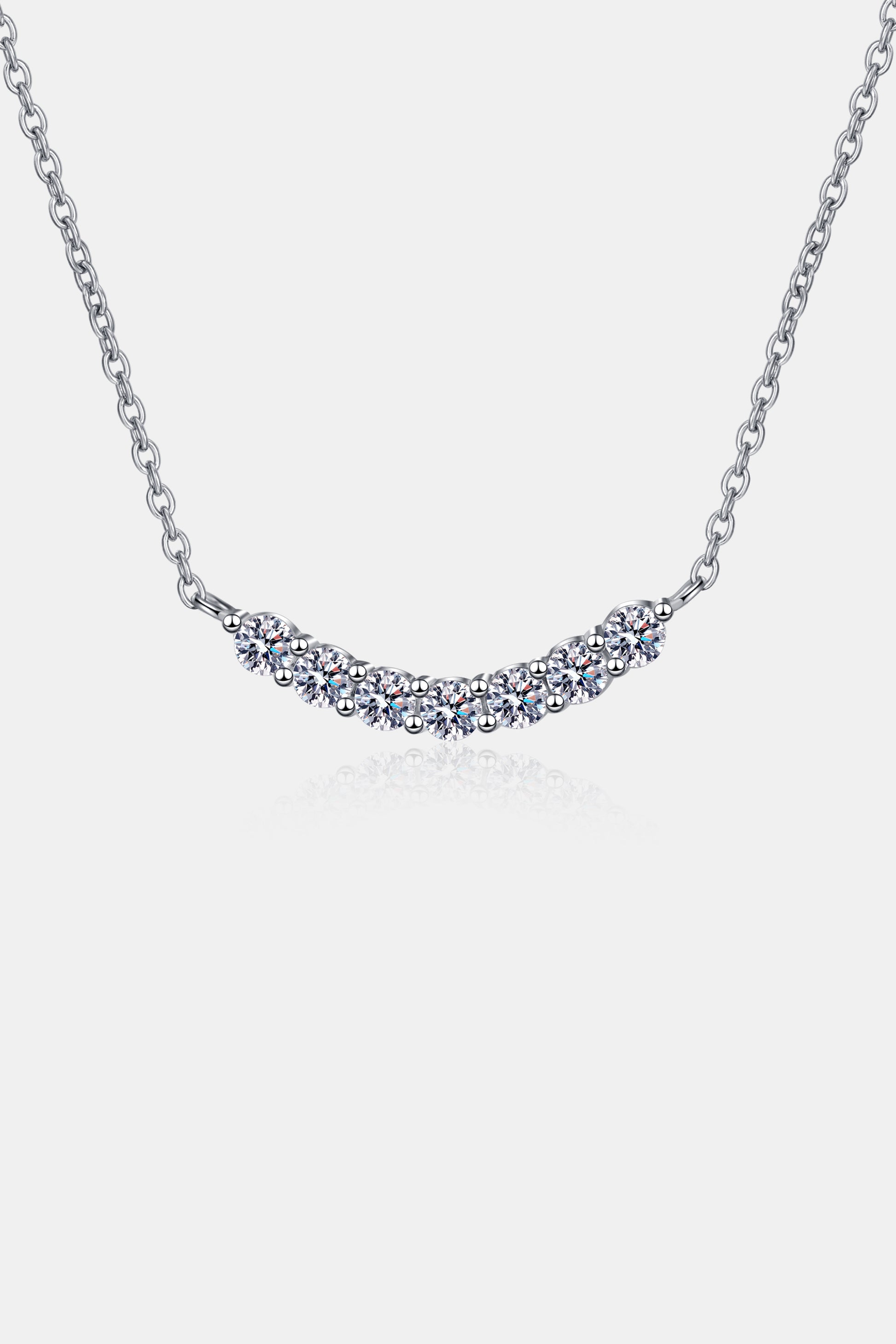 1.4 Carat Moissanite 925 Sterling Silver Necklace for Women