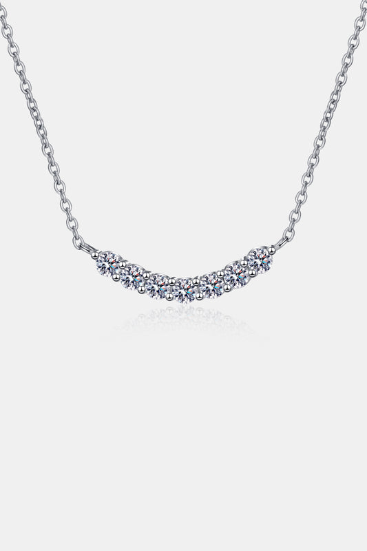 1.4 Carat Moissanite 925 Sterling Silver Necklace for Women