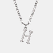 Customizable Titanium Steel Letter Pendant Necklace Monogram Jewelry Personalize Initials Gift For Women And Men