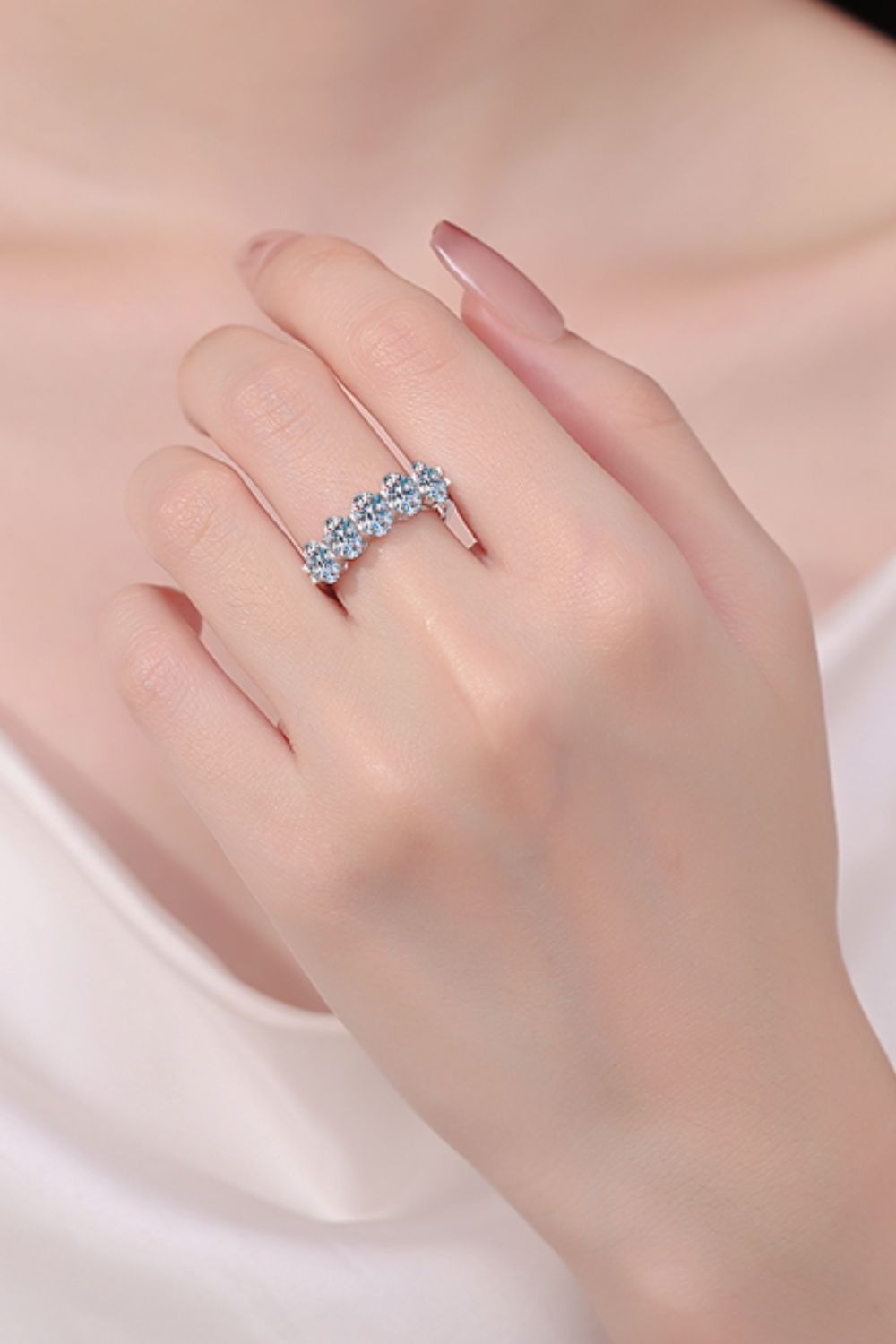 2.5 Carat Moissanite 925 Sterling Silver Ring For Women