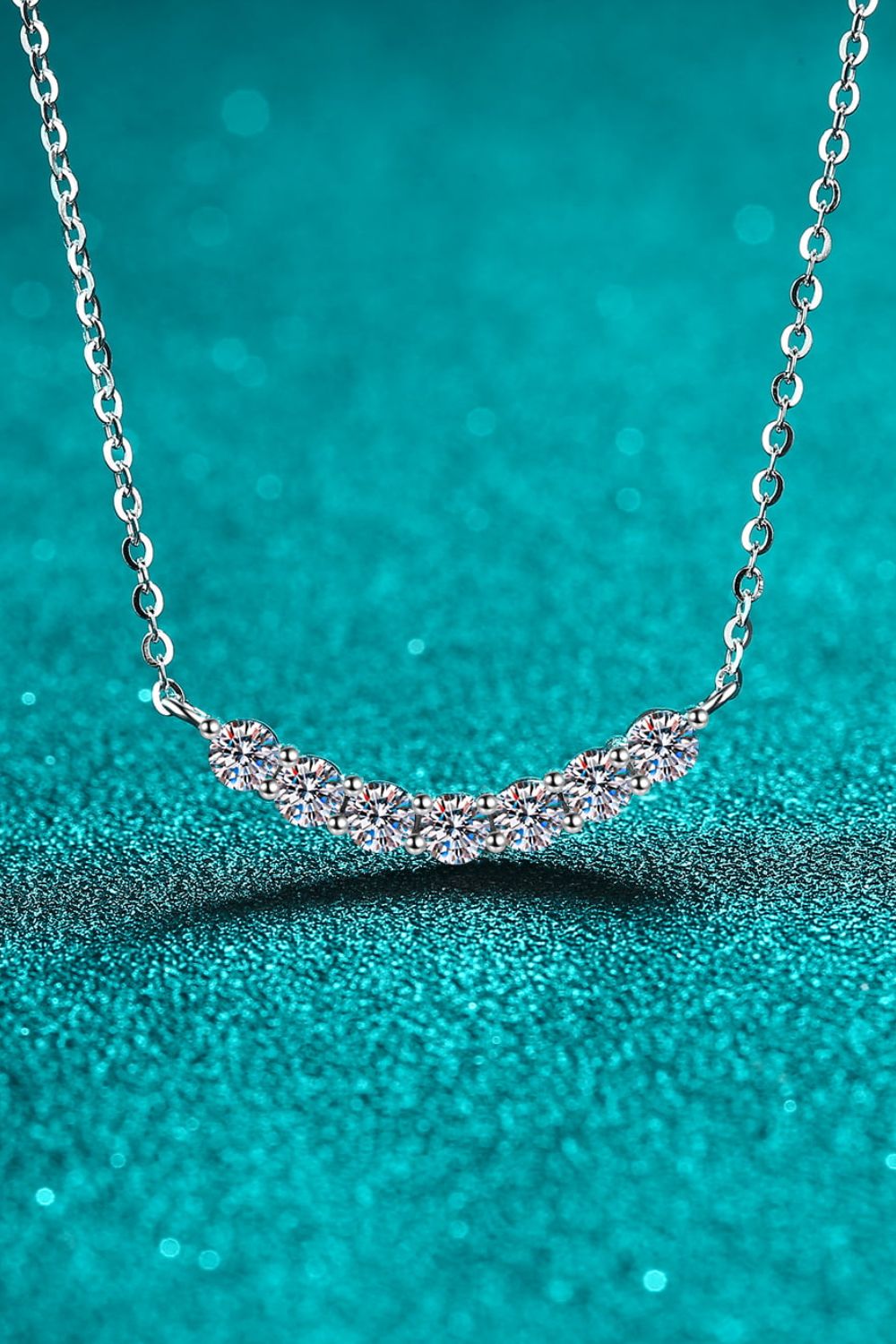 1.4 Carat Moissanite 925 Sterling Silver Necklace for Women