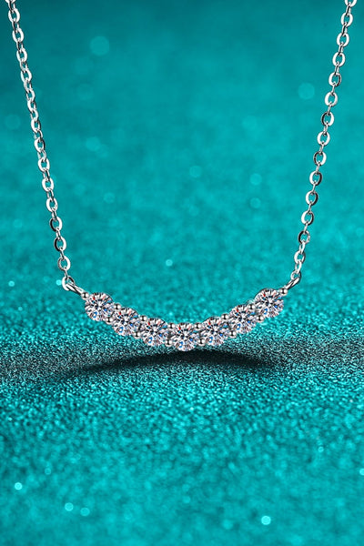 1.4 Carat Moissanite 925 Sterling Silver Necklace for Women