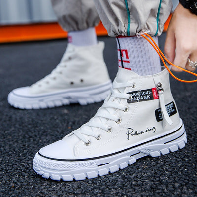Stylish Breathable Canvas Sneakers for Men - Inspired Casual Footwear