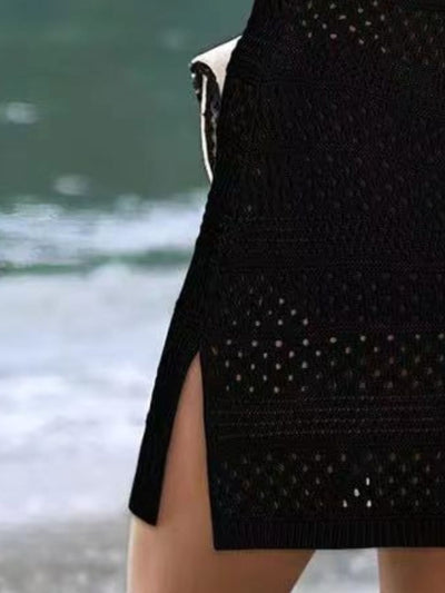 Sublime Sheer Scoop Neck Poolside Cover-Up for Women