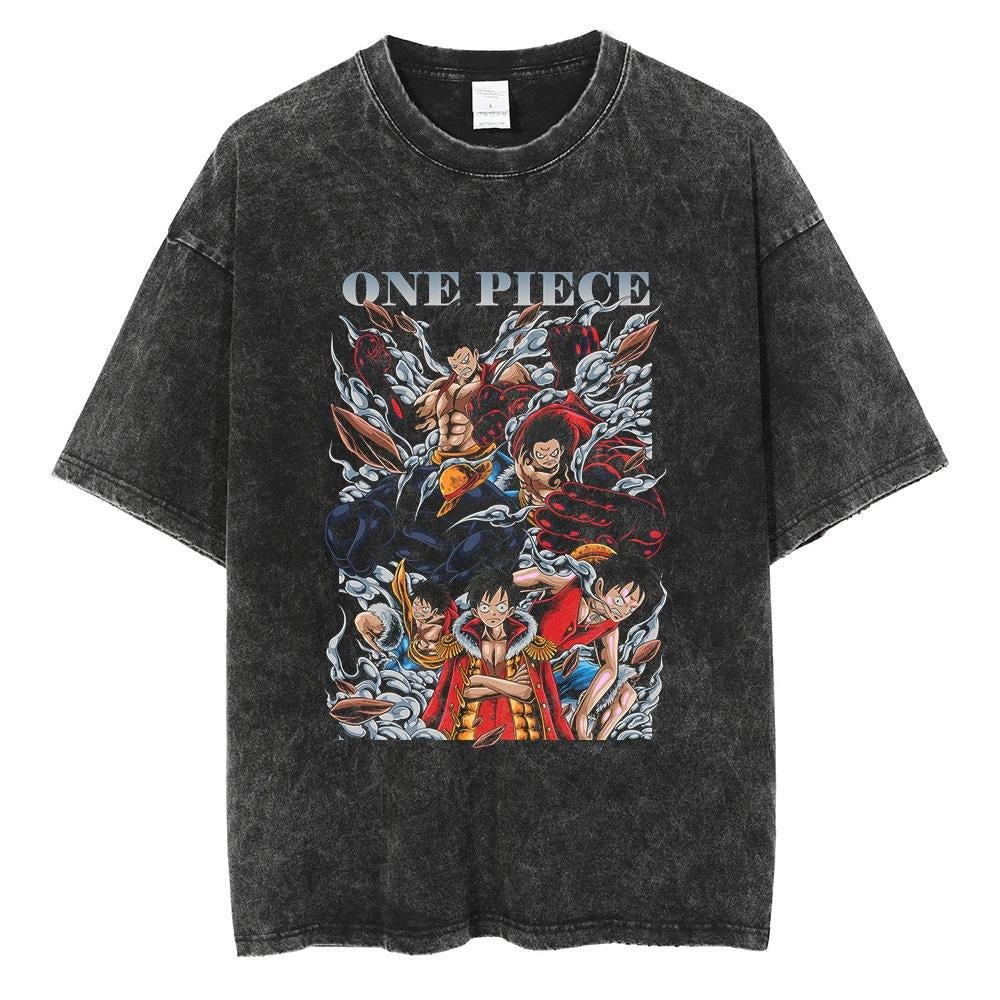 Luffy Cotton Tee from the Legendary One Piece Anime Series