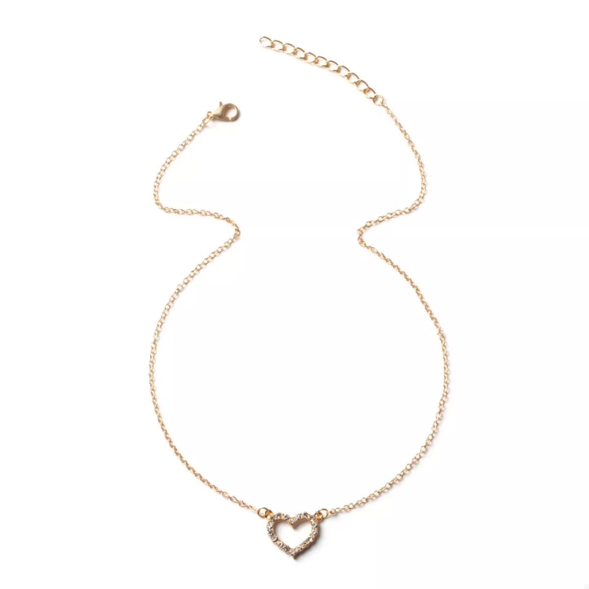 18K Gold-Plated Heart Necklace