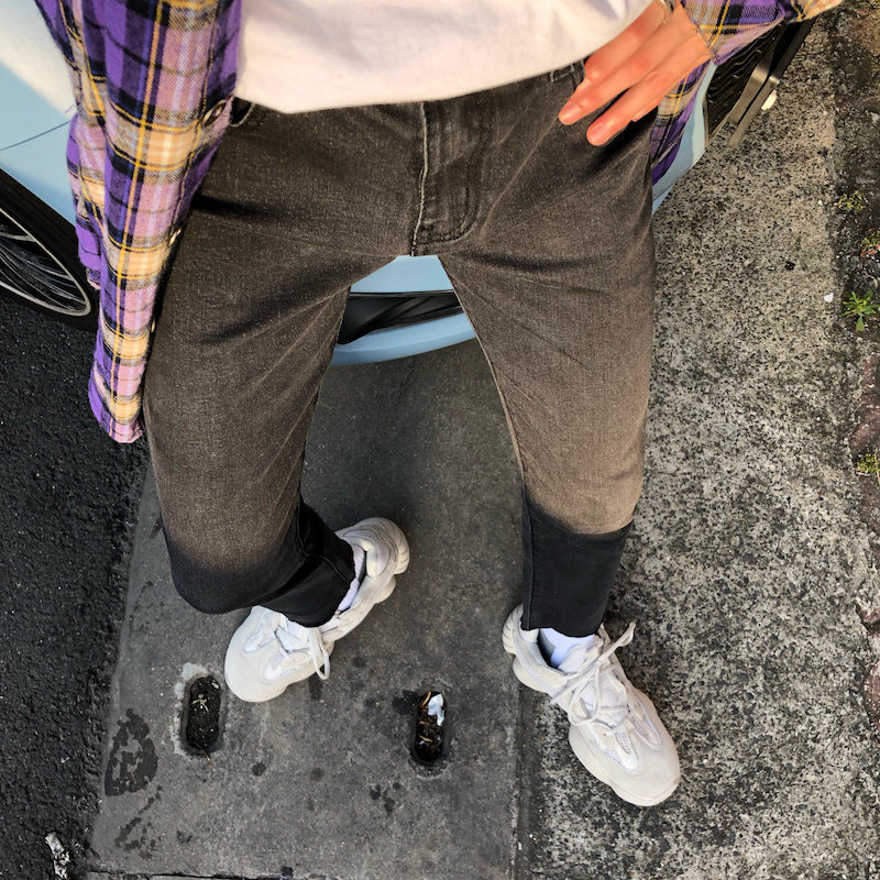 Men's Slim Fit Jeans with Pockets for Everyday Wear