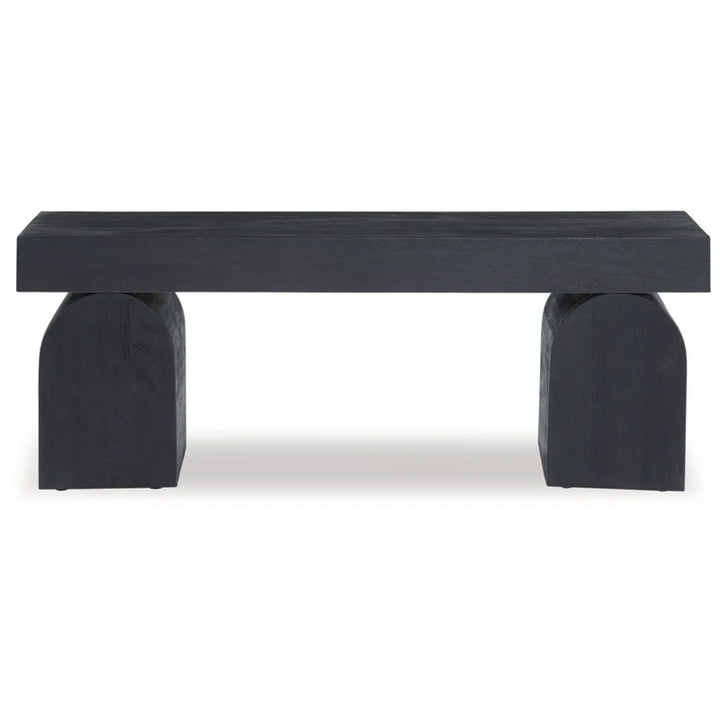 Black Accent Bench