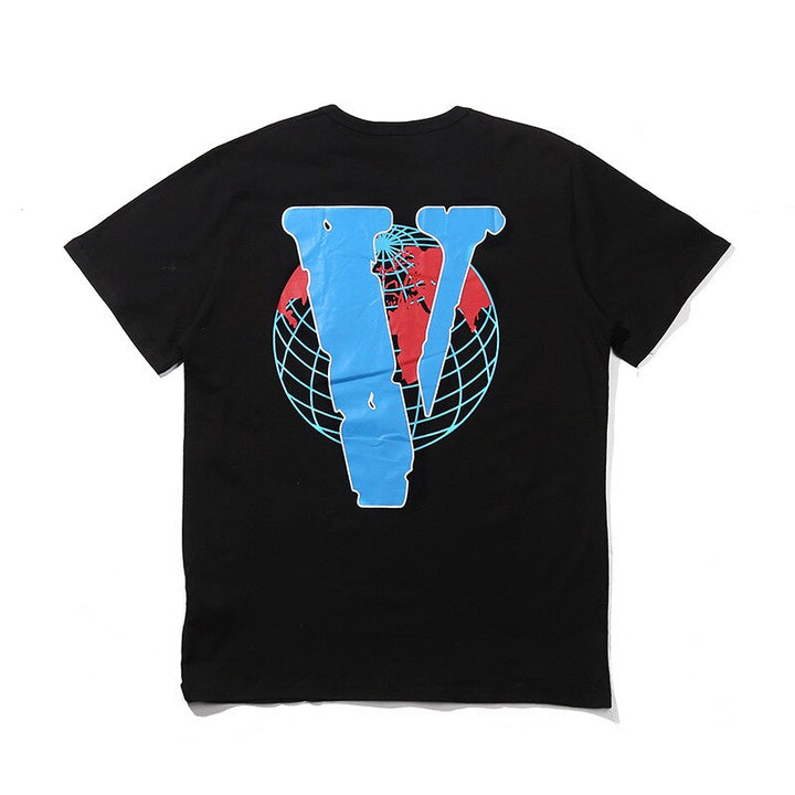 Unisex VLONE Hip Hop Graphic Tee - Stylish Summer Streetwear Essential for Everyone