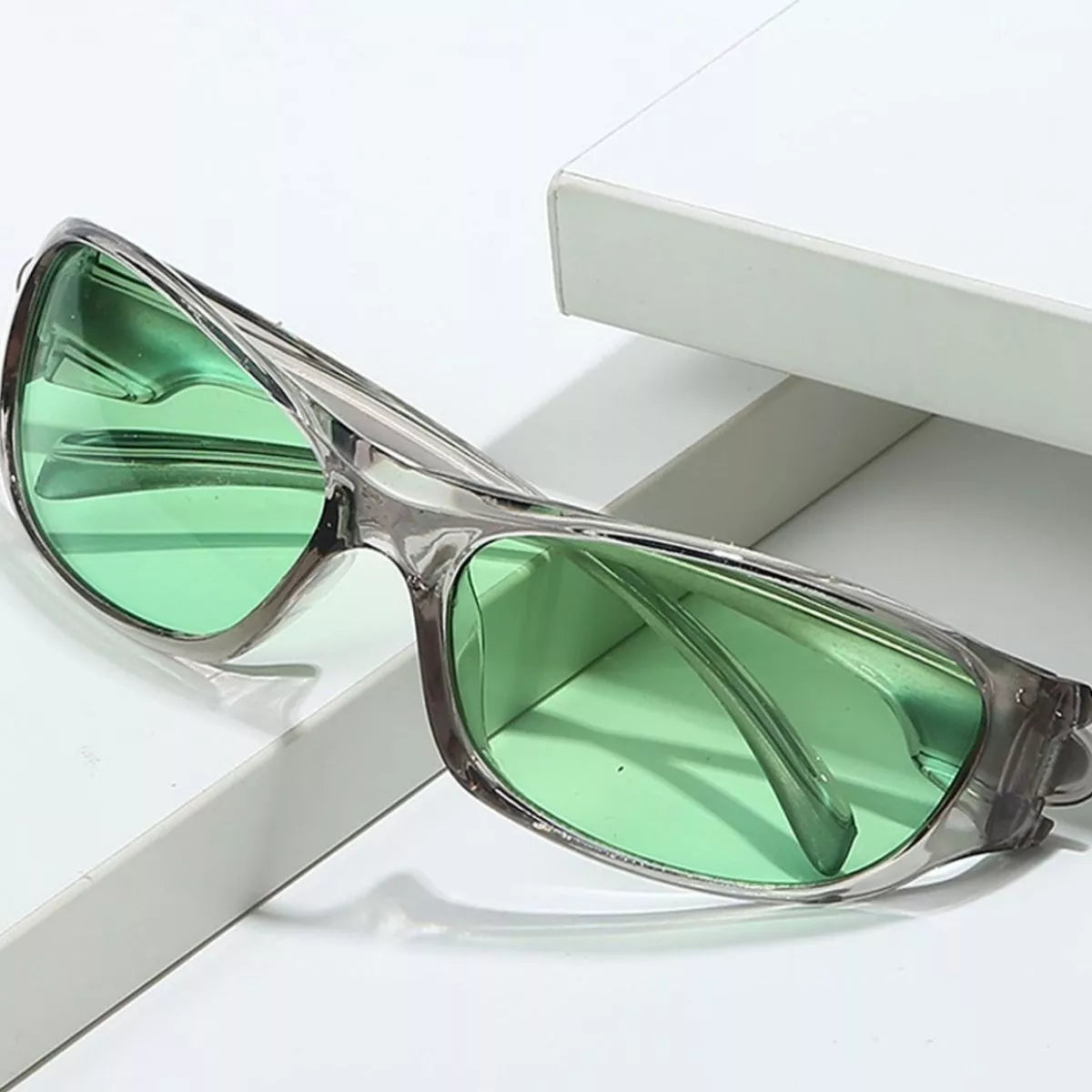 Rectangular Tinted Sunglasses