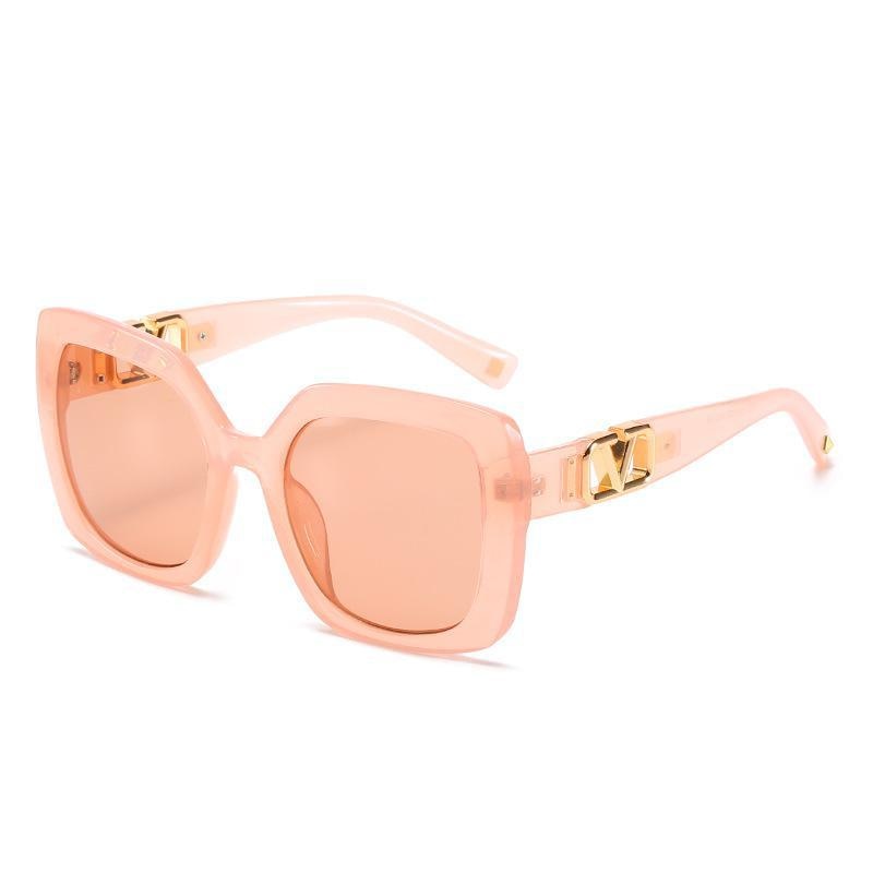 Trendy V-Shaped Large Frame Sunglasses for Women