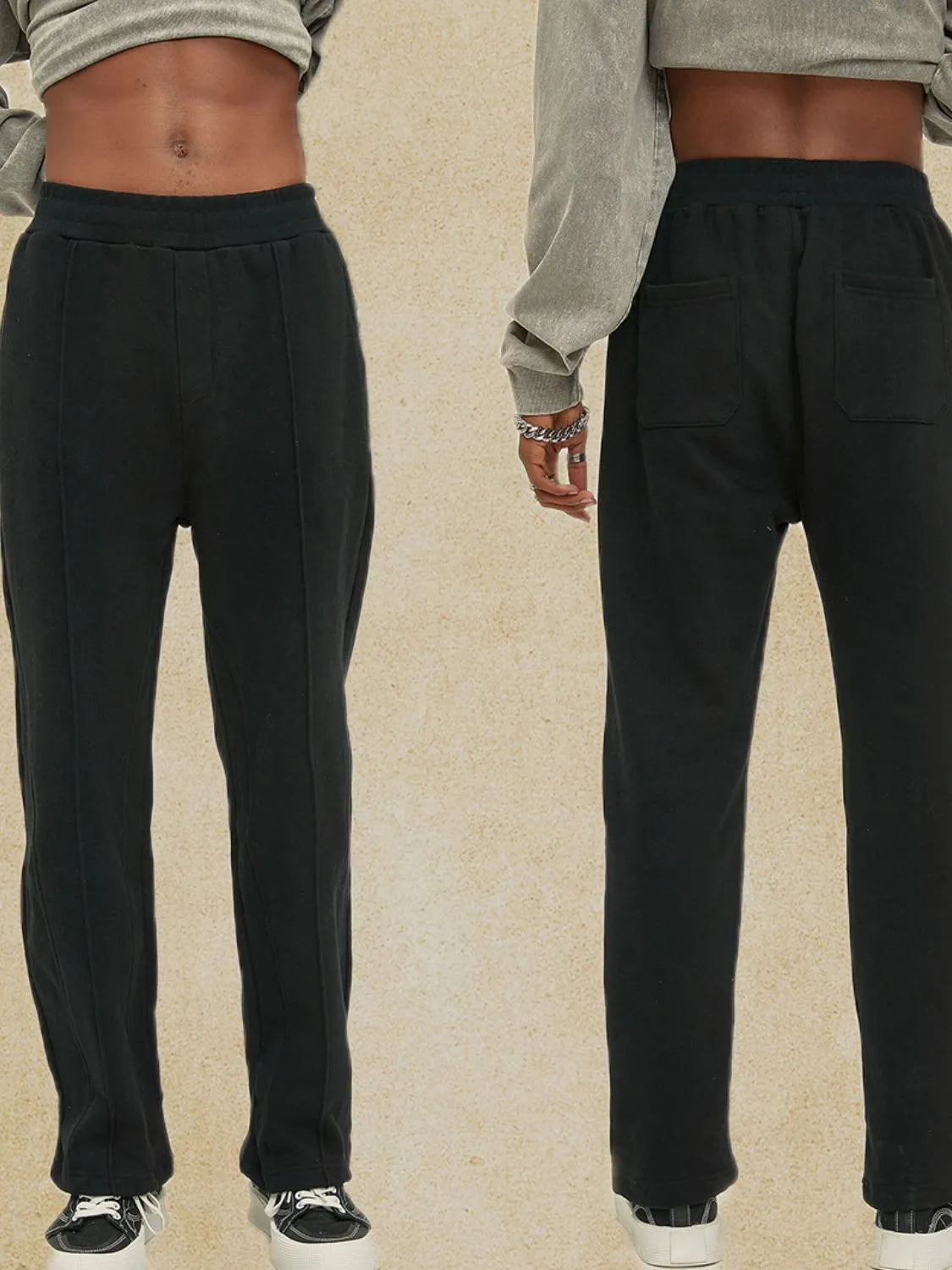 Versatile Men's Elastic Waist Pants for Ultimate Comfort