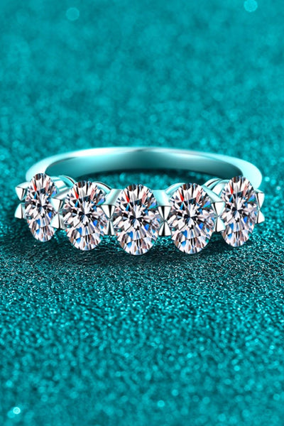 2.5 Carat Moissanite 925 Sterling Silver Ring For Women