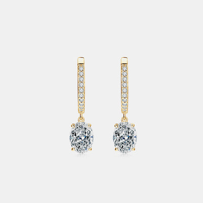 3 Carat Moissanite 925 Sterling Silver Earrings for Women