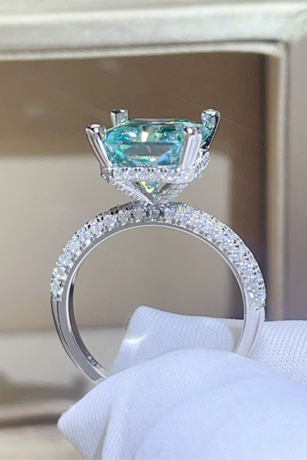 5 Carat Moissanite 925 Sterling Silver Ring for Women