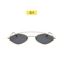 Vintage 90s Retro Oval Sunglasses for Women - Stylish Black Eyewear with UV400 Protection