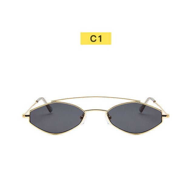 90s Sunglasses Women Retro Oval Sunglasses Lady Brand Designer Vintage Black Sunglasses Girls Eyeglasses UV400 Oculos