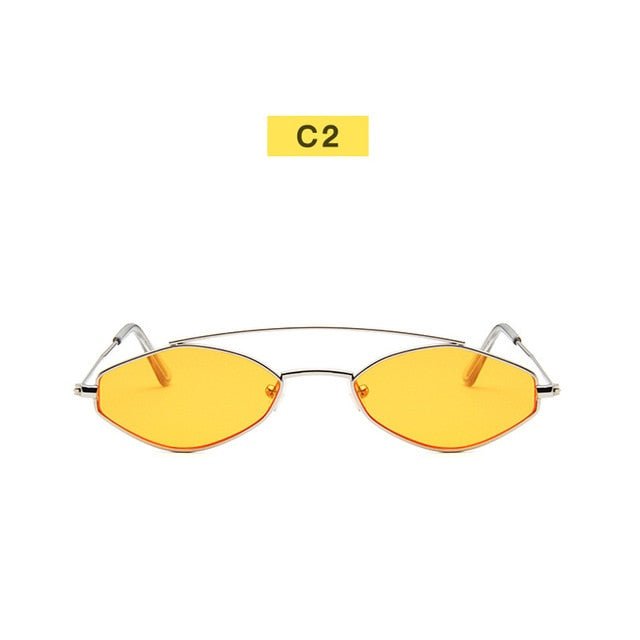 Vintage 90s Retro Oval Sunglasses for Women - Stylish Black Eyewear with UV400 Protection