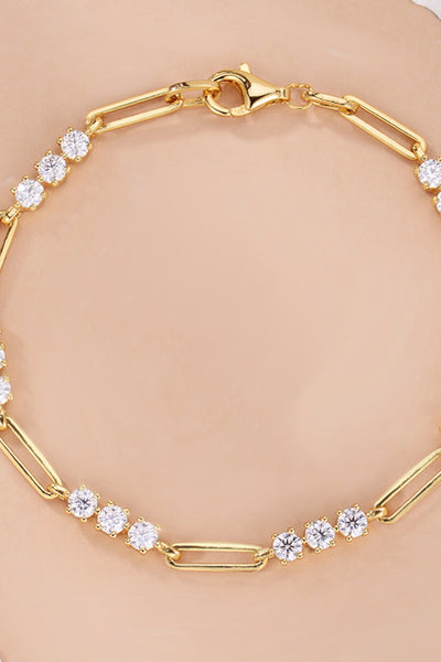 1.8 Carat Moissanite 925 Sterling Silver Bracelet for Elegance