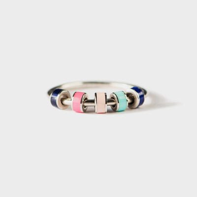 Elegant 925 Sterling Silver Oil Drip Ring for Style