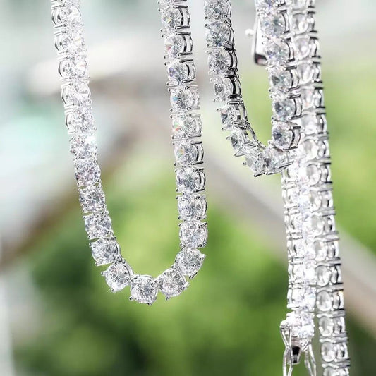 925 Sterling Silver Tennis Chain