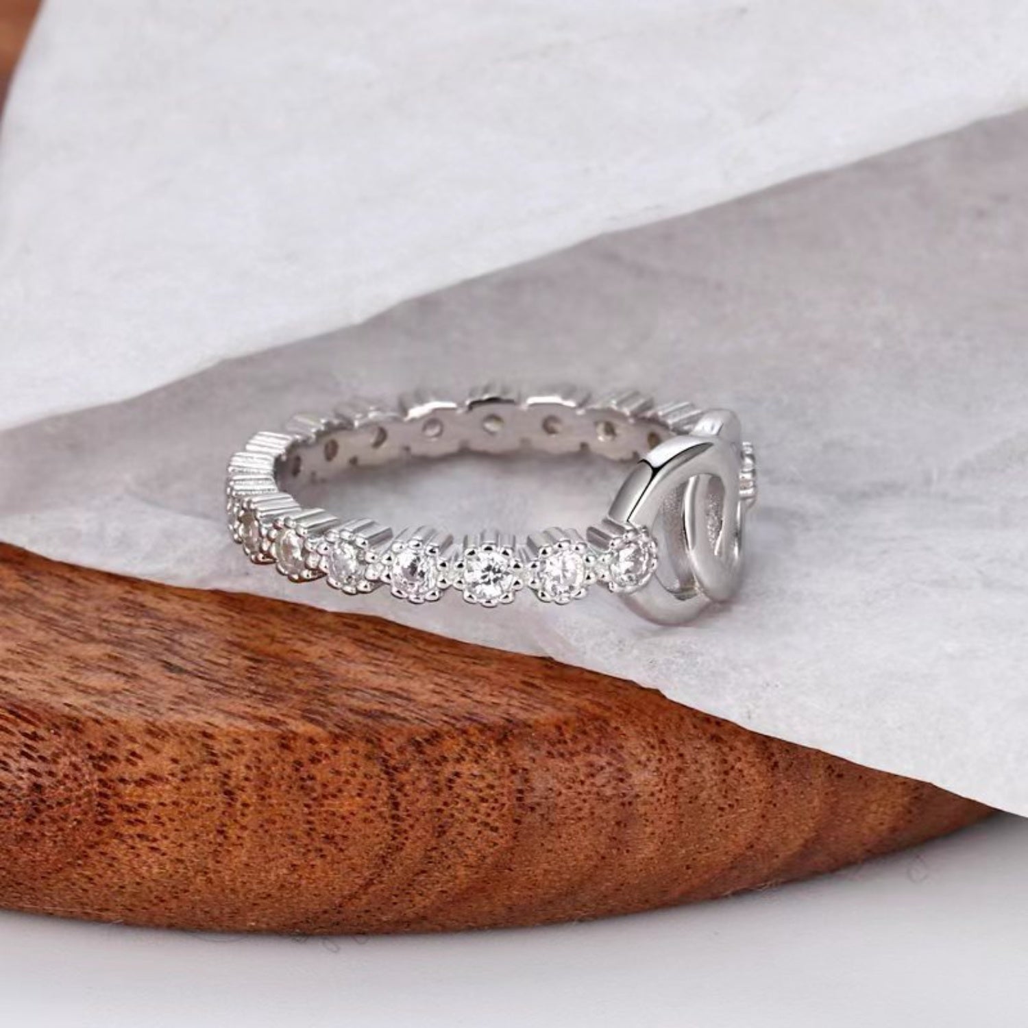 Elegant 925 Sterling Silver Zircon Ring for Any Occasion