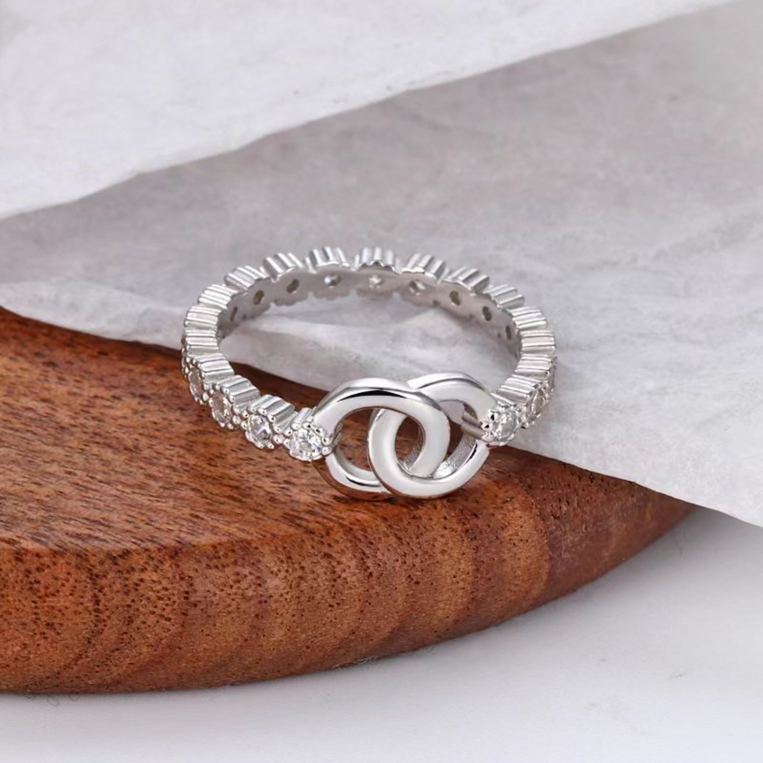Elegant 925 Sterling Silver Zircon Ring for Any Occasion