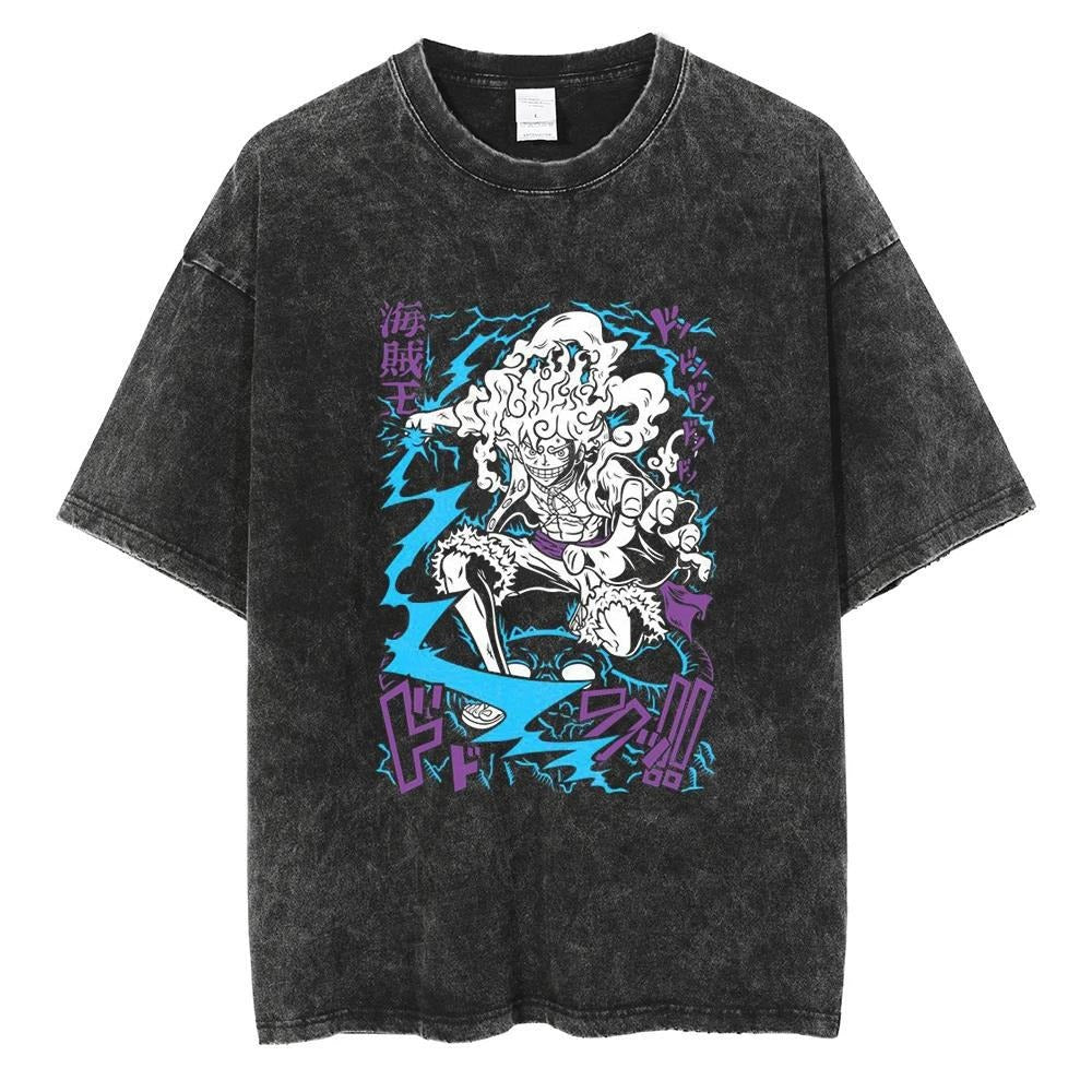 Luffy Cotton Tee from the Legendary One Piece Anime Series