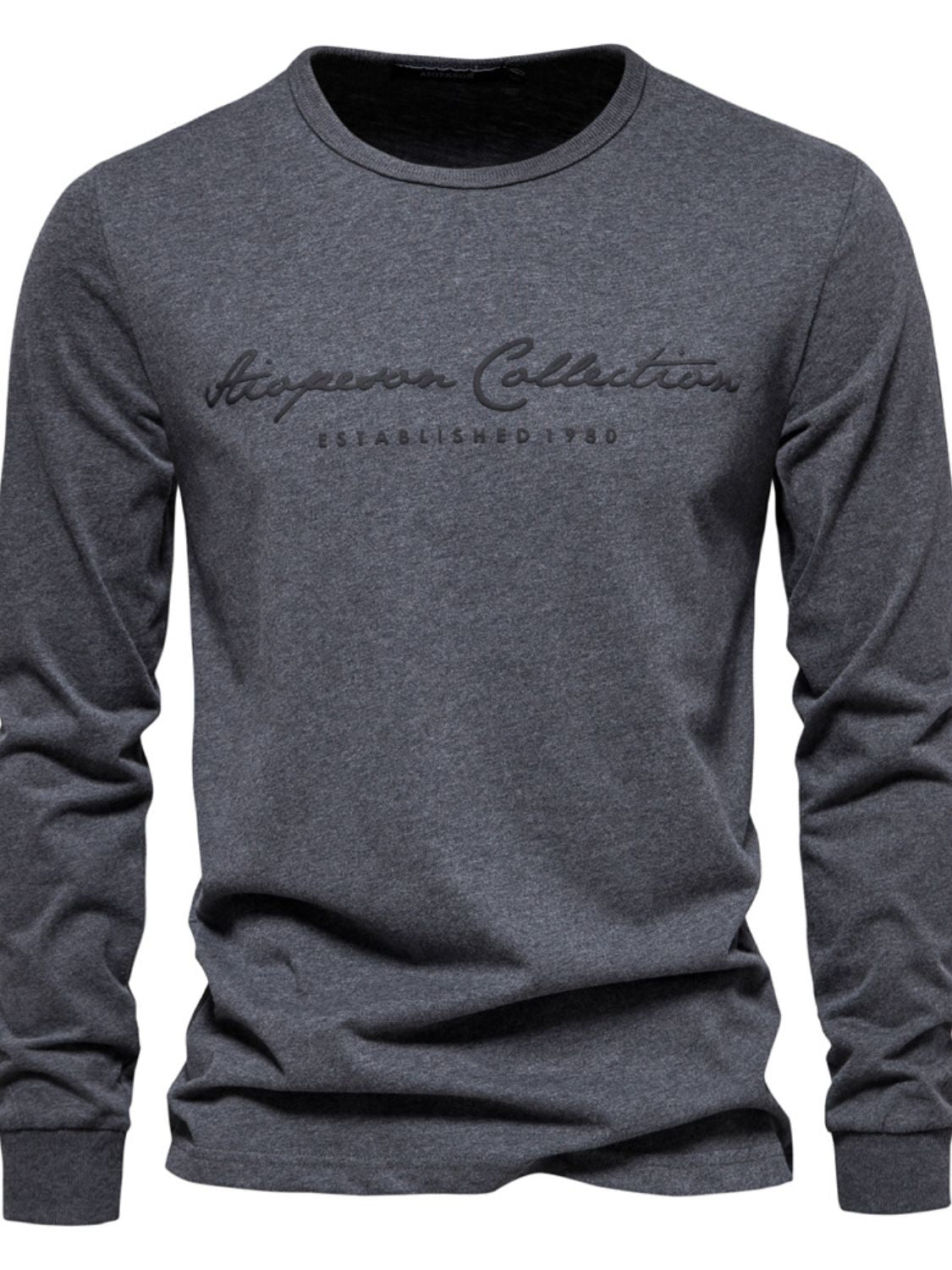 Men's Round Neck Letter Graphic T-Shirt for Casual Wear
