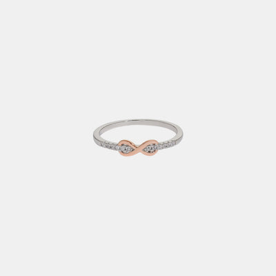 Elegant Zircon 925 Sterling Silver Ring for Women