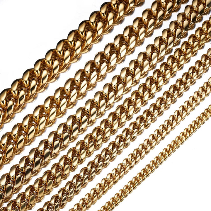 Golden Luxe Cuban Link Chain