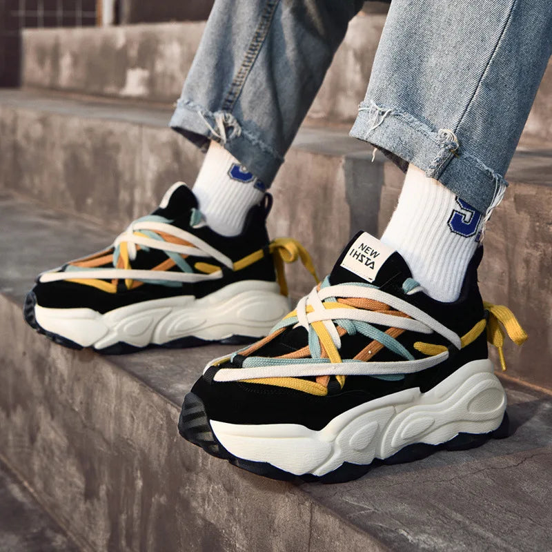 Men's Premium Breathable Sneakers Chic Casual Trainers for Style