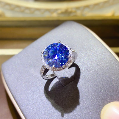 5 Carat Moissanite 925 Sterling Silver Ring for Elegance