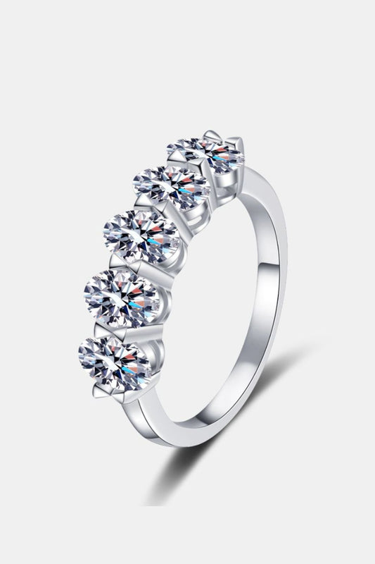 2.5 Carat Moissanite 925 Sterling Silver Ring For Women
