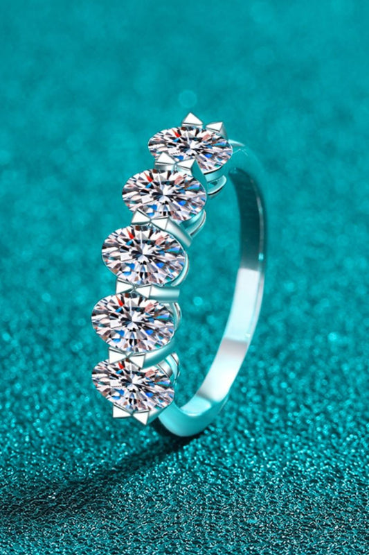 2.5 Carat Moissanite 925 Sterling Silver Ring For Women