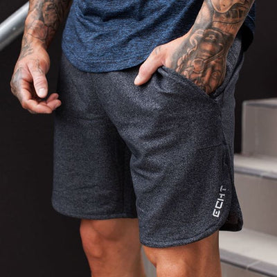 Men's Lightweight Quick-Dry Athletic Shorts with Pockets