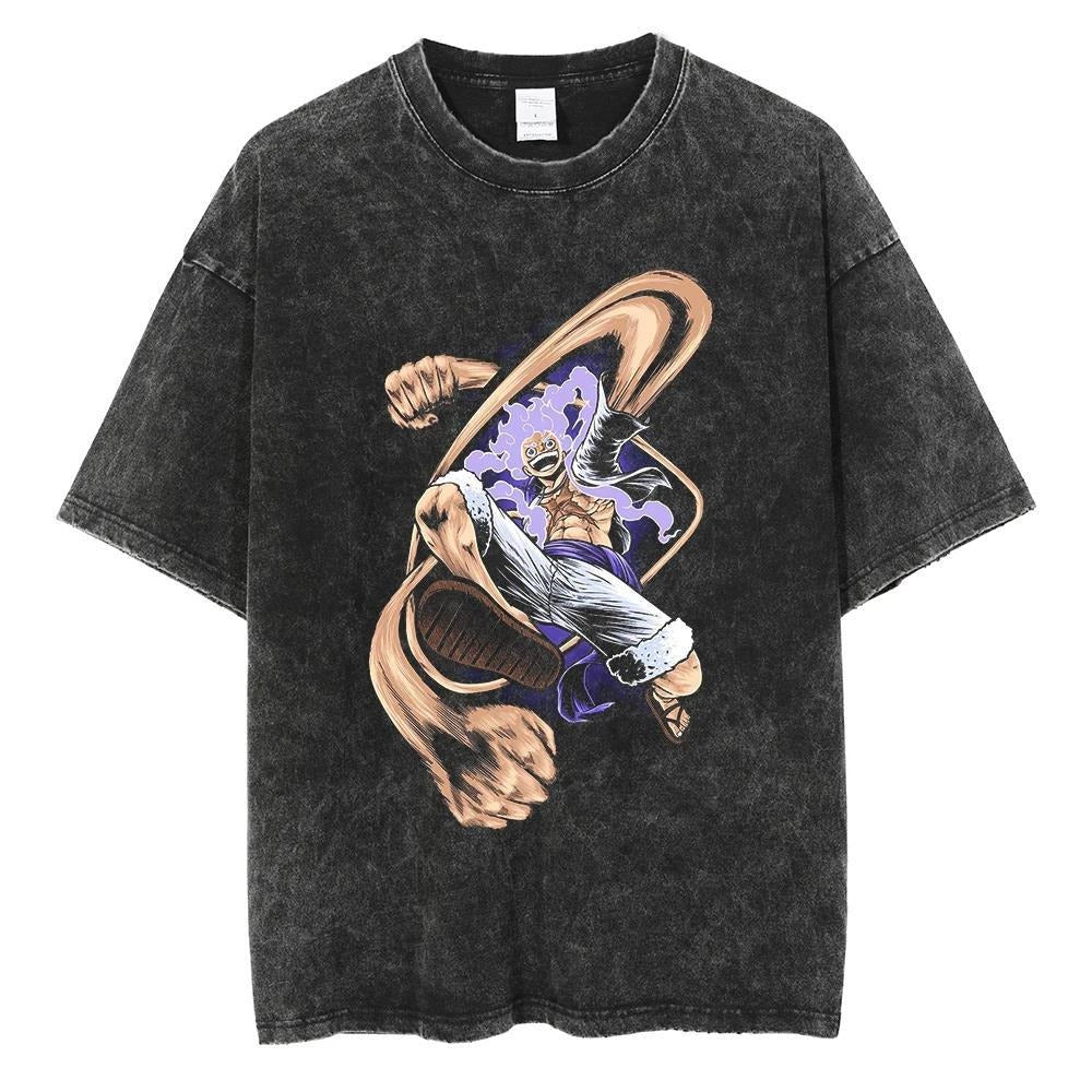 Luffy Cotton Tee from the Legendary One Piece Anime Series