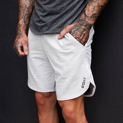 Men's Lightweight Quick-Dry Athletic Shorts with Pockets