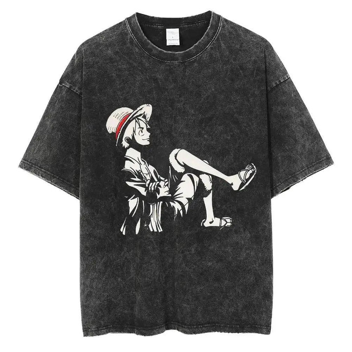 Luffy Cotton Tee from the Legendary One Piece Anime Series