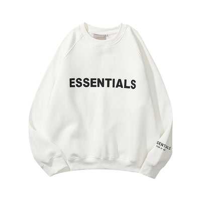 Style Double-Layer Hood Unisex Plus Size Pullover Hoodie