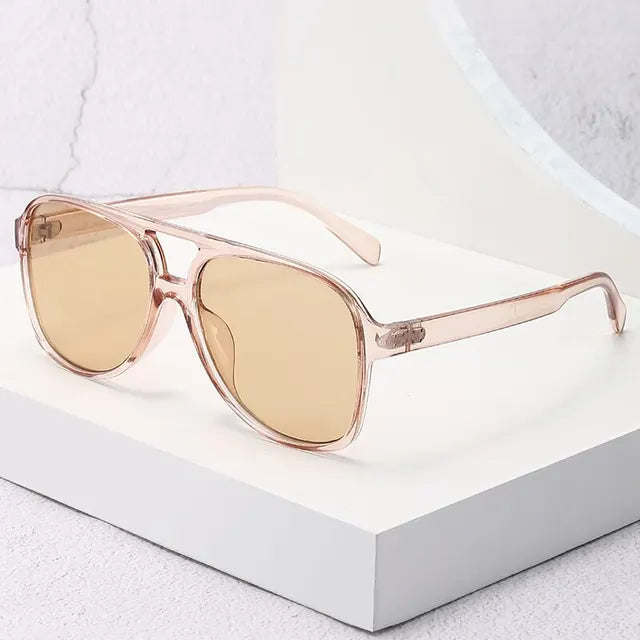 Fashionable large frame sunglasses fashionable sunglasses men's and women's UV resistant sunglasses