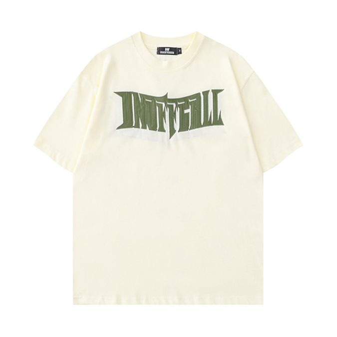 Embroidered Skeleton Graphic Tee for Men Trendy Style