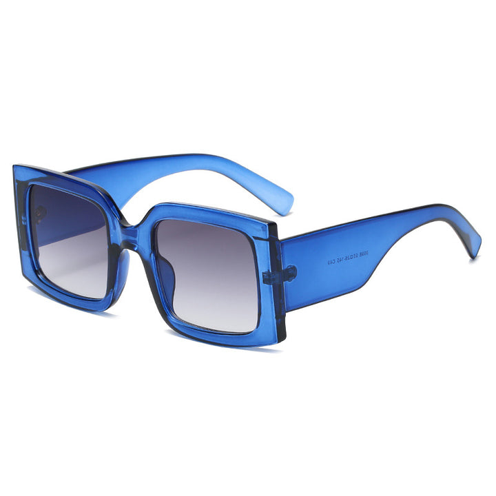 Trendy Oversized Square Sunglasses for Women in Vibrant Colors