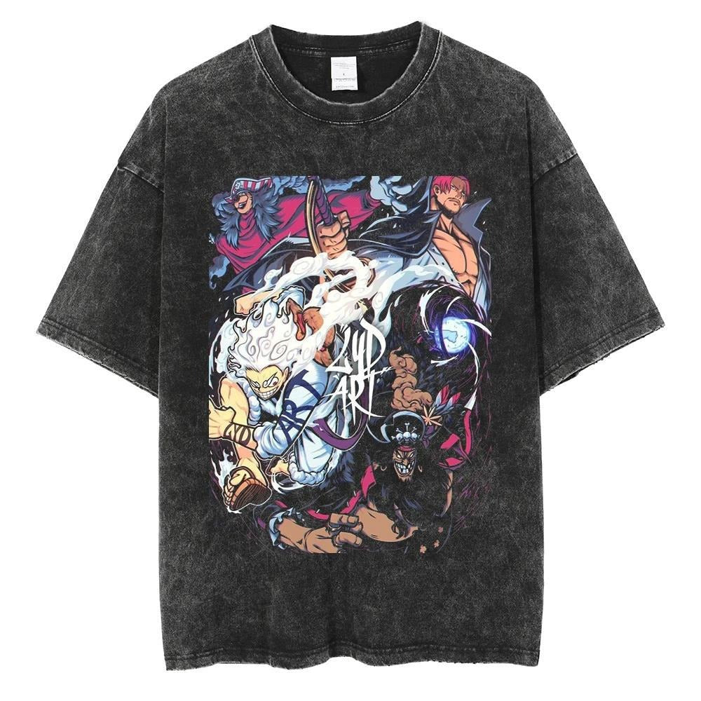 Luffy Cotton Tee from the Legendary One Piece Anime Series