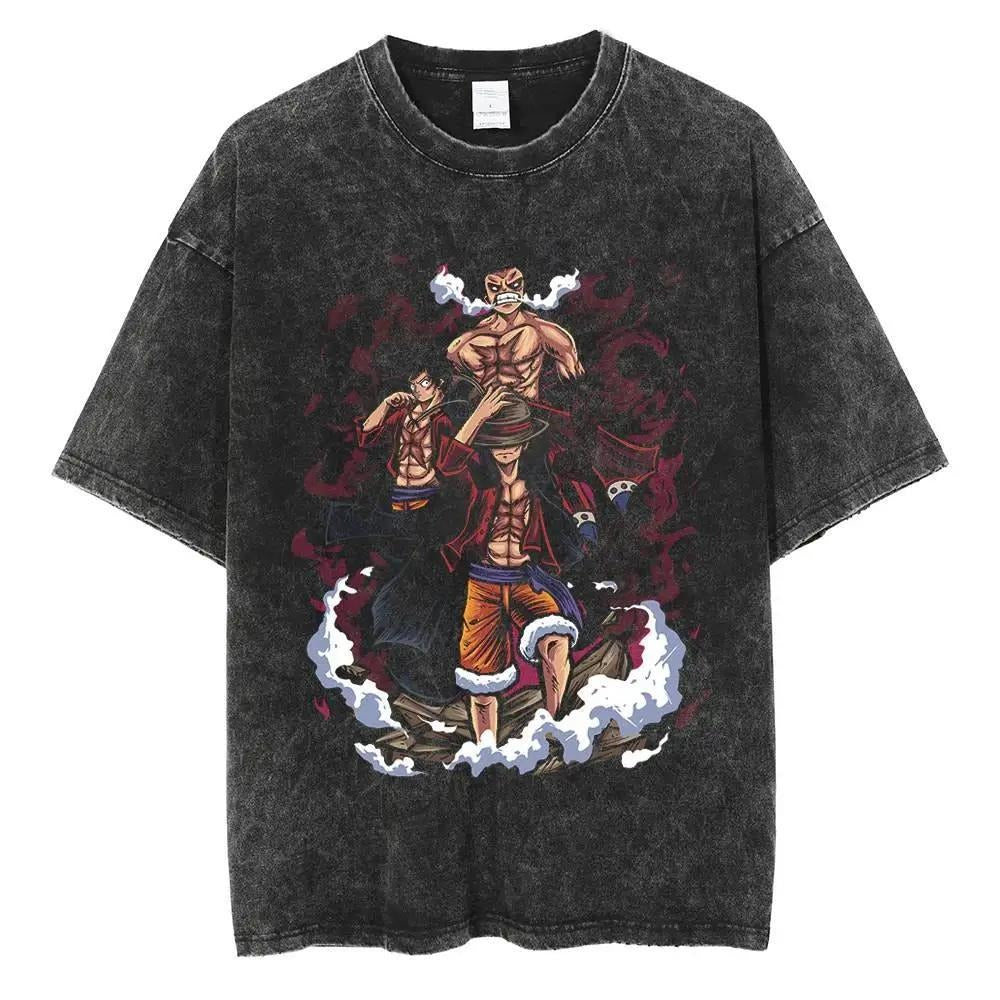 Luffy Cotton Tee from the Legendary One Piece Anime Series