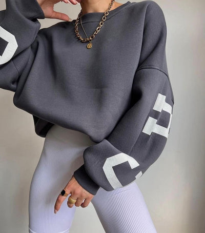 Trendy Y2K-Inspired Fleece Hoodie for Women Casual Fit
