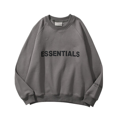 Style Double-Layer Hood Unisex Plus Size Pullover Hoodie