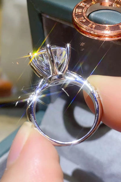 5 Carat Moissanite 6-Prong Ring for Elegant Style