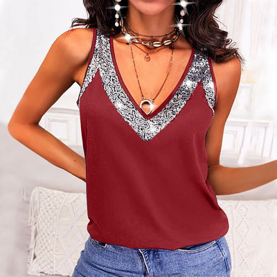 Ultimate Plus Size V-Neck Wide Strap Tank Top for Women